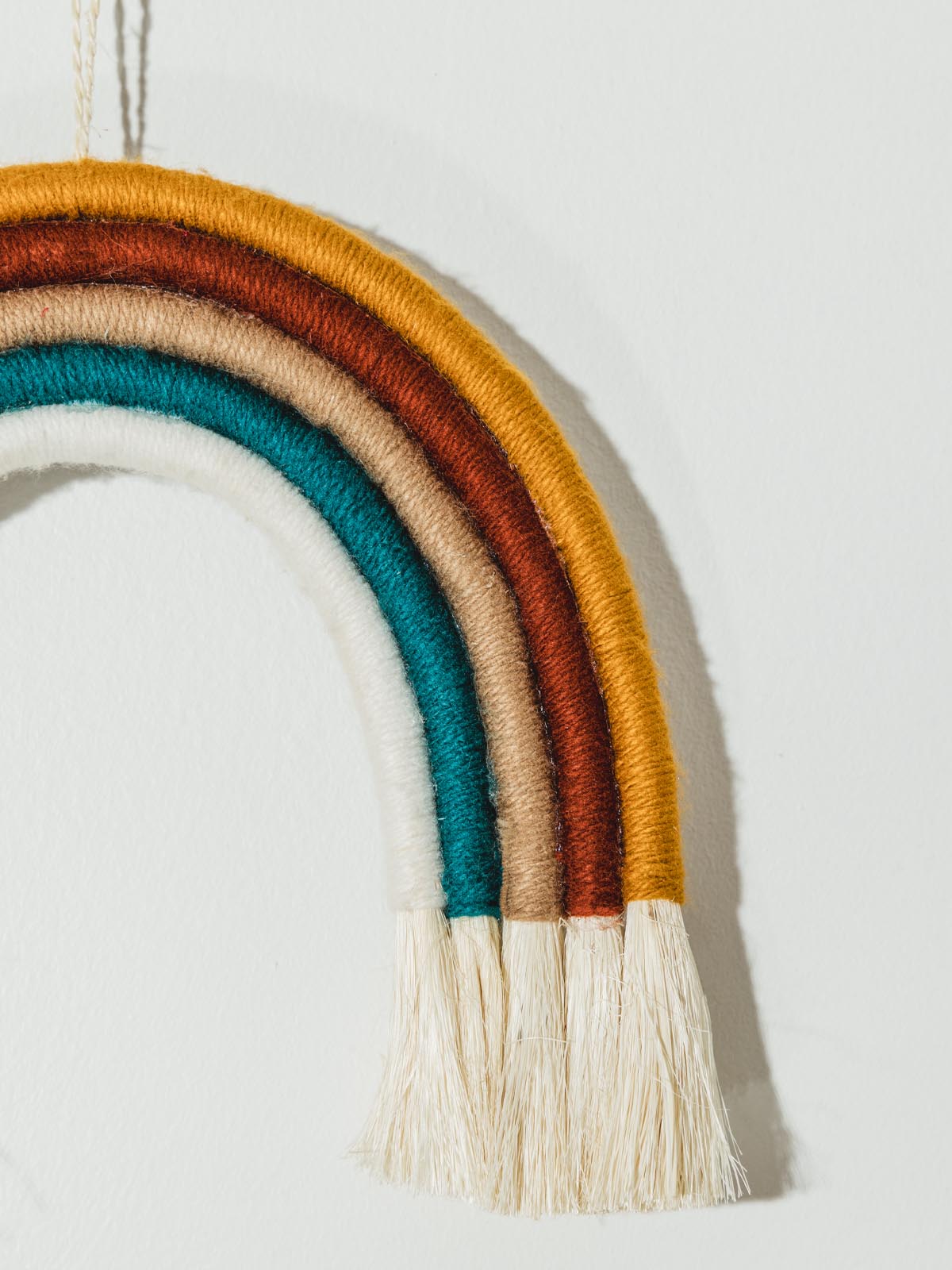 Rainbow Yarn Wall Hanging