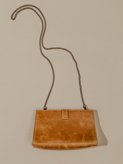 Canvas and Leather Crossbody Bag