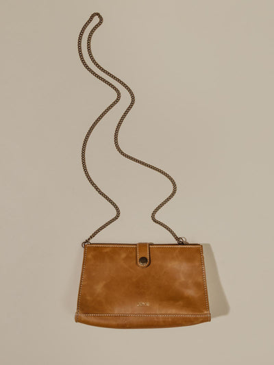 Canvas and Leather Crossbody Bag