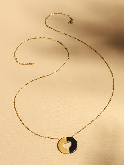 Split Heart Necklace