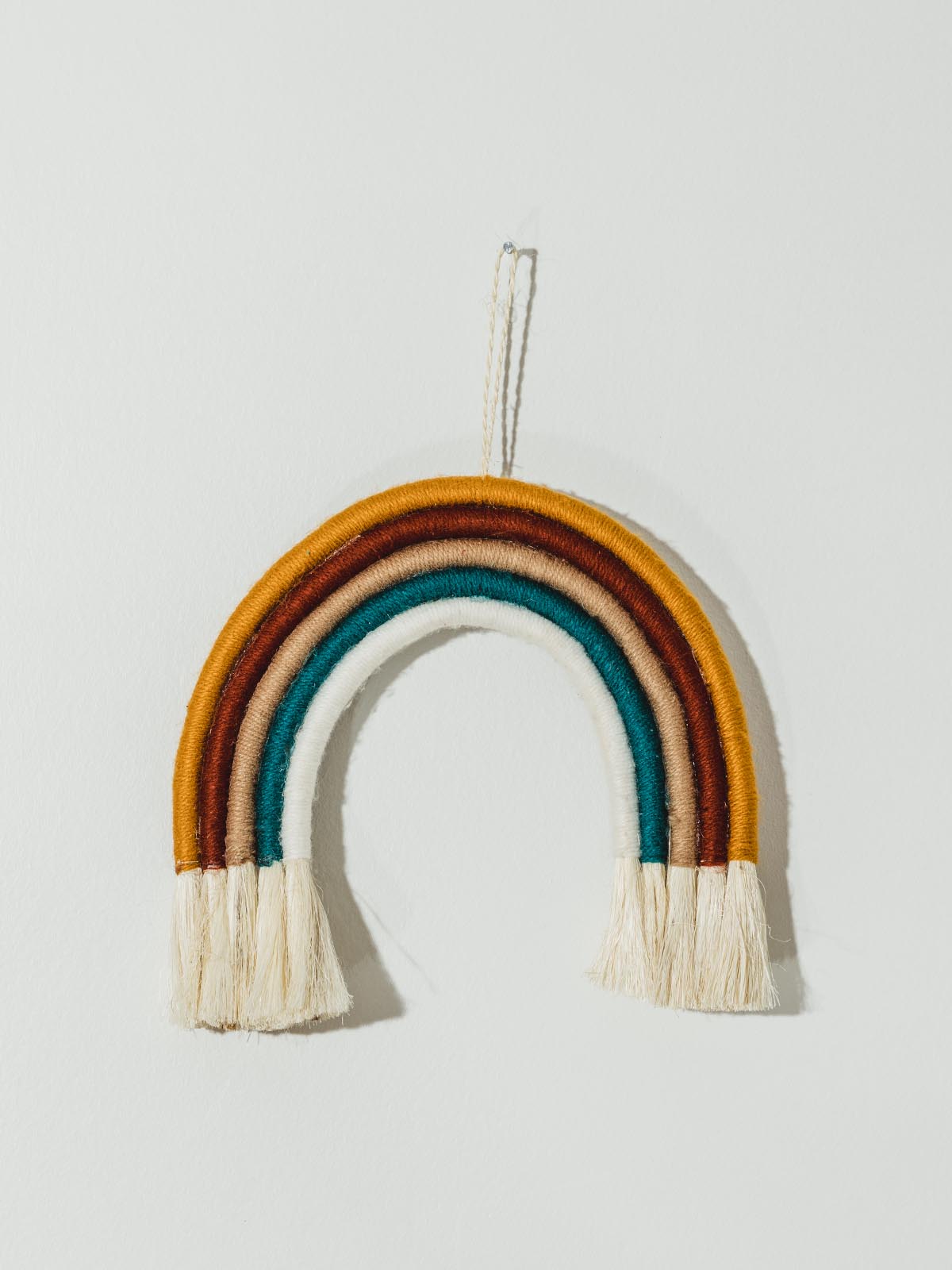 Rainbow Yarn Wall Hanging