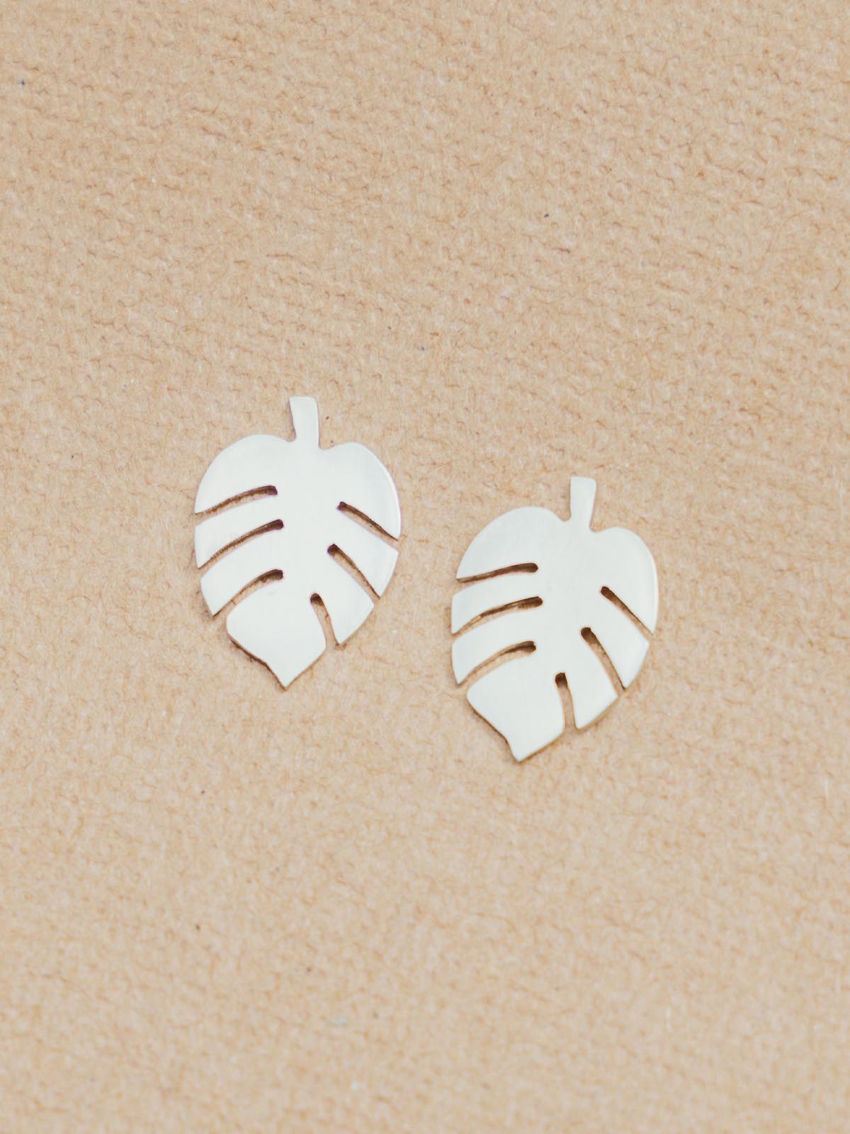 Monstera Leaf Earrings