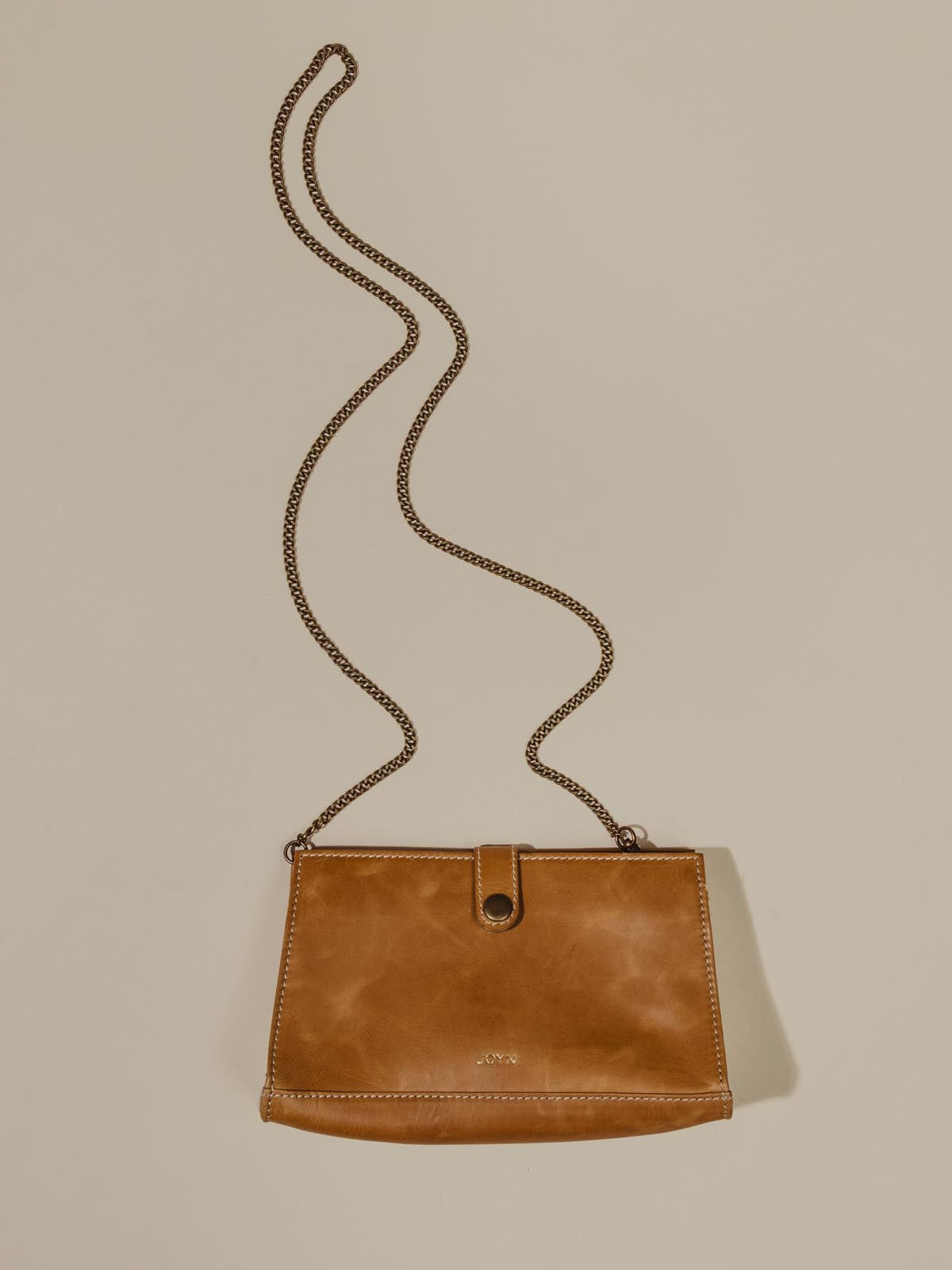 Canvas and Leather Crossbody Bag