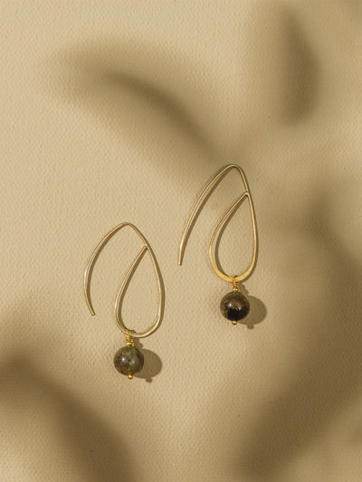 Beaded Hoop Earrings