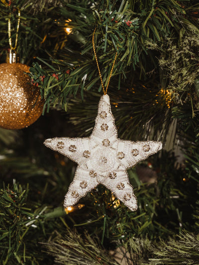 Beaded Star Ornaments