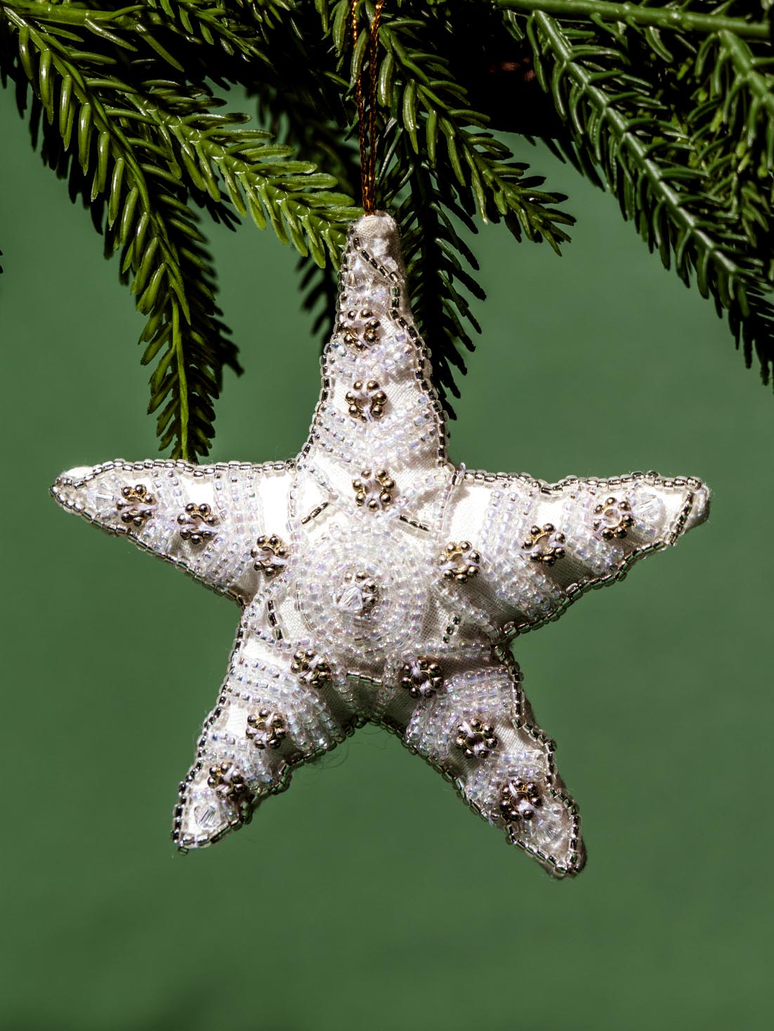 Beaded Star Ornaments