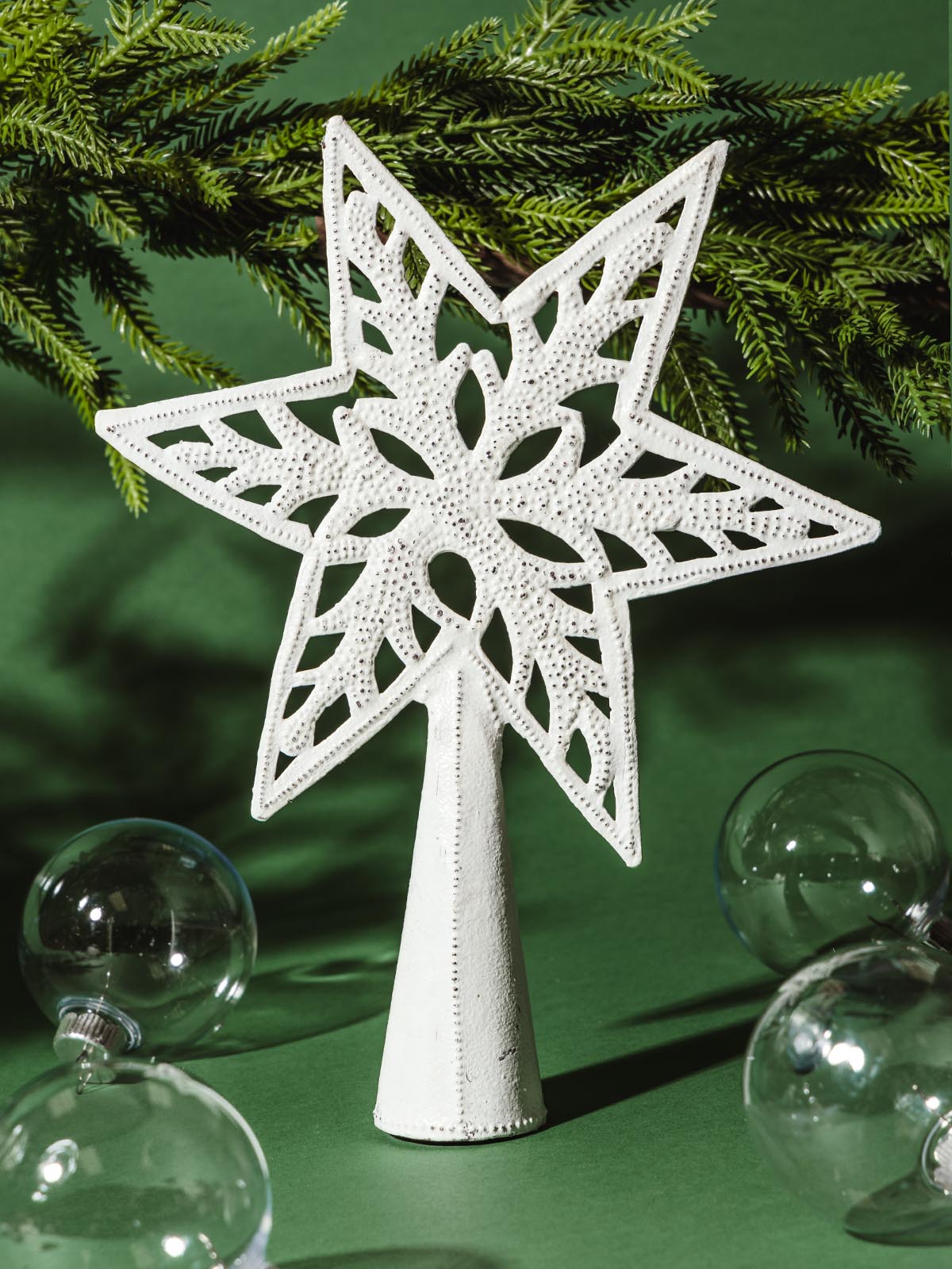 White Star Tree Topper