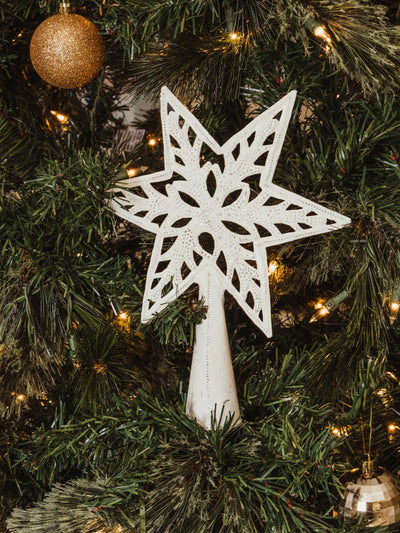 White Star Tree Topper