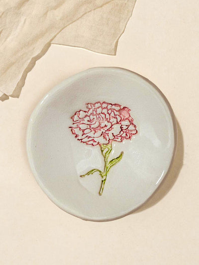 Birth Flower Ring Dish