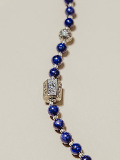 Lapis Beaded Necklace