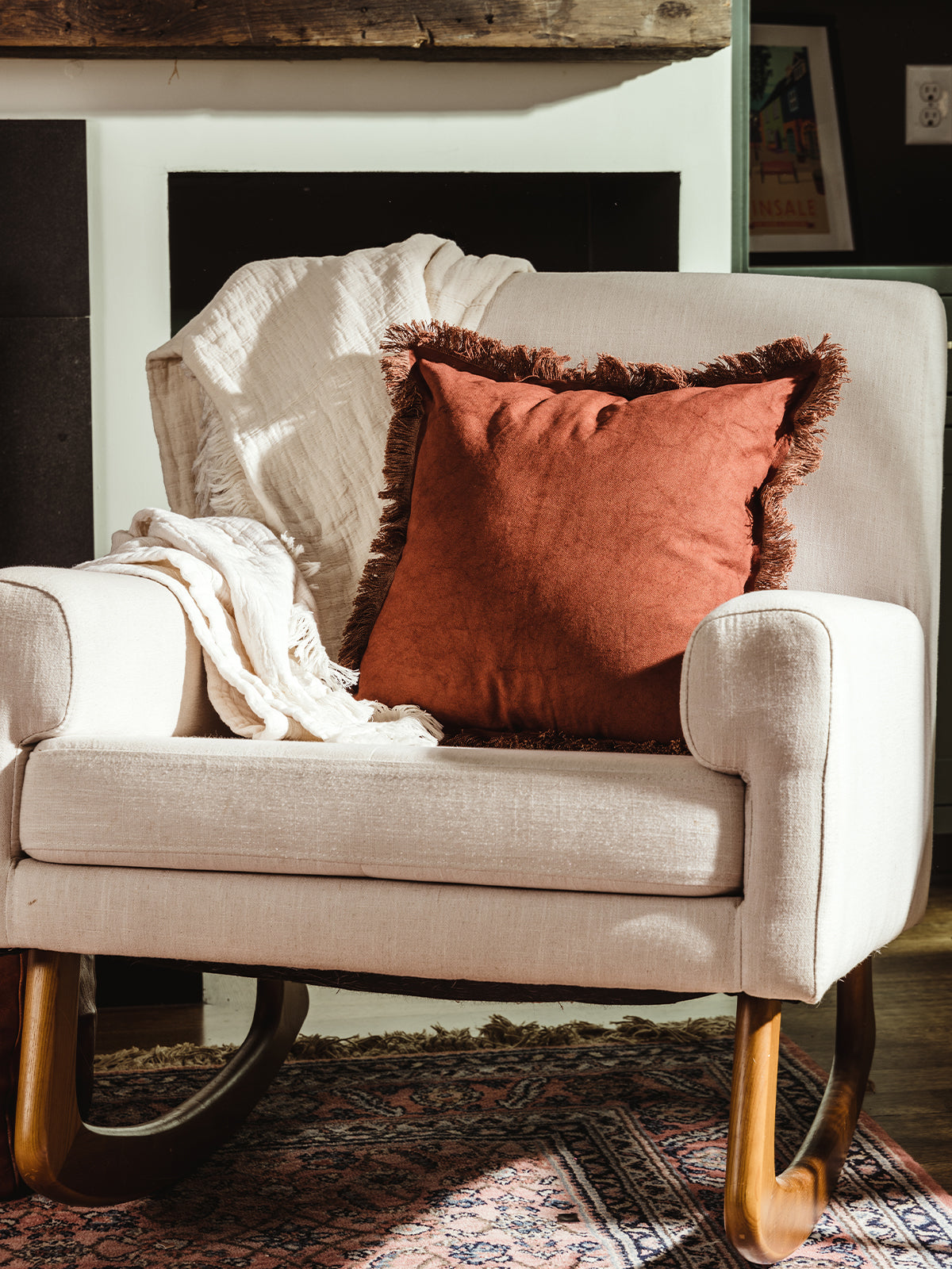 Handmade pillow cover (54 x 54 cm)