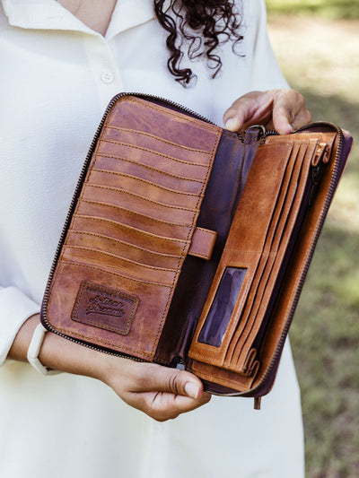 Women’s Leather Clutch Wallet
