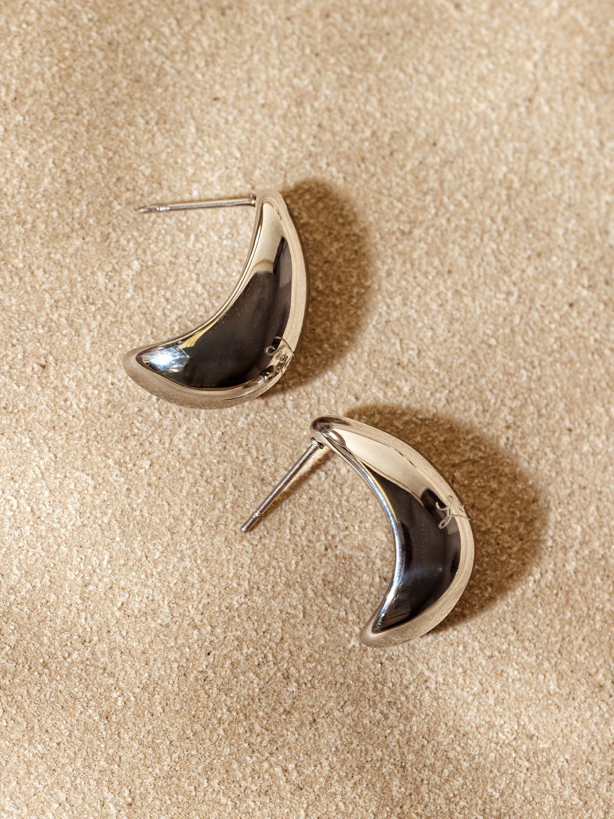 Love and Justice Half Hoop Earrings