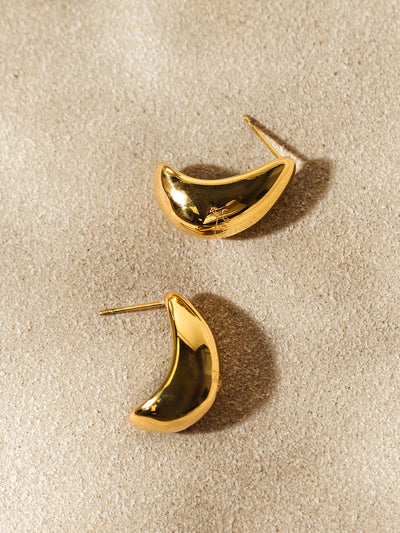 Love and Justice Half Hoop Earrings