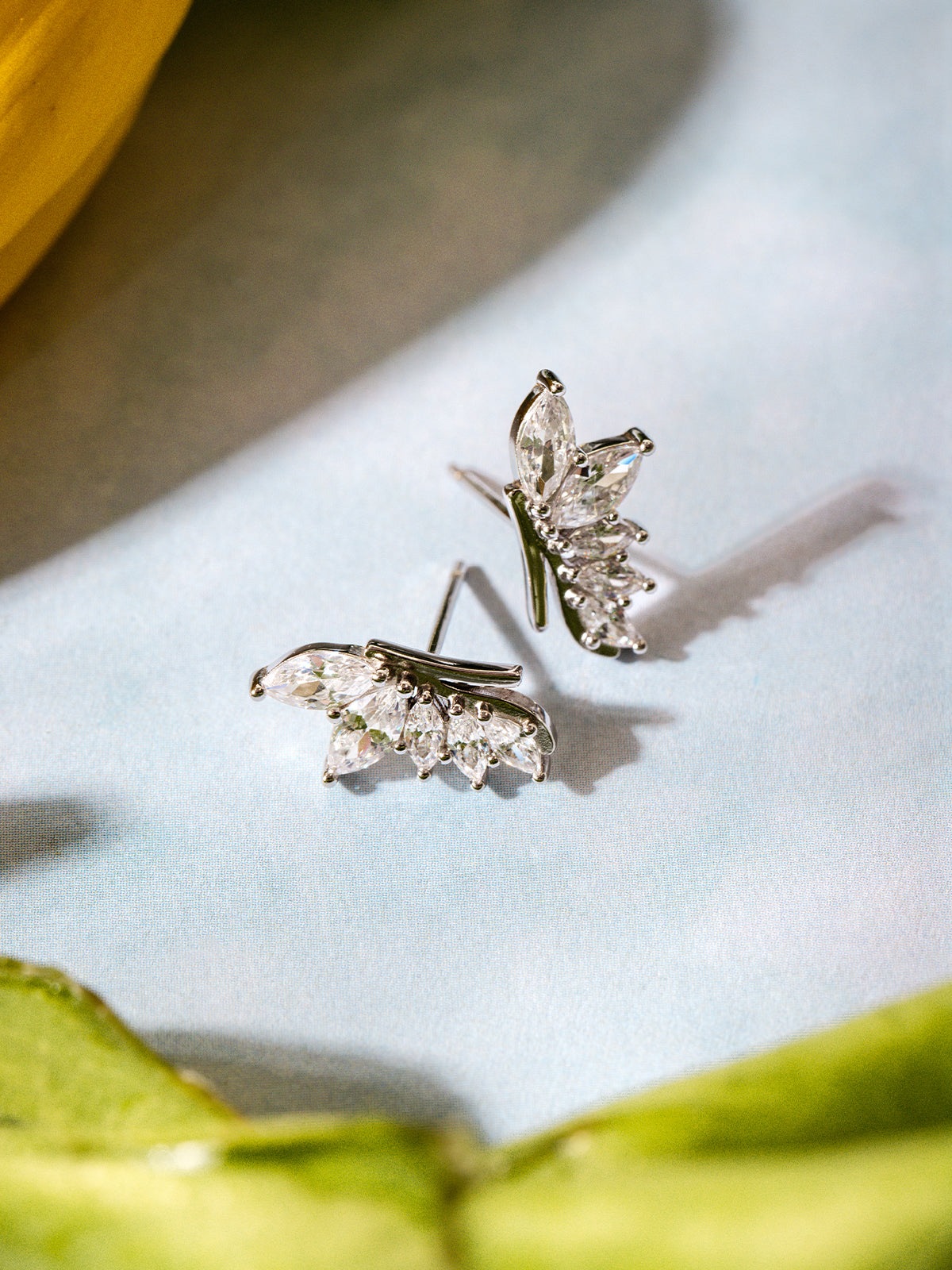 Time to Rise Sterling Silver Stud Earrings