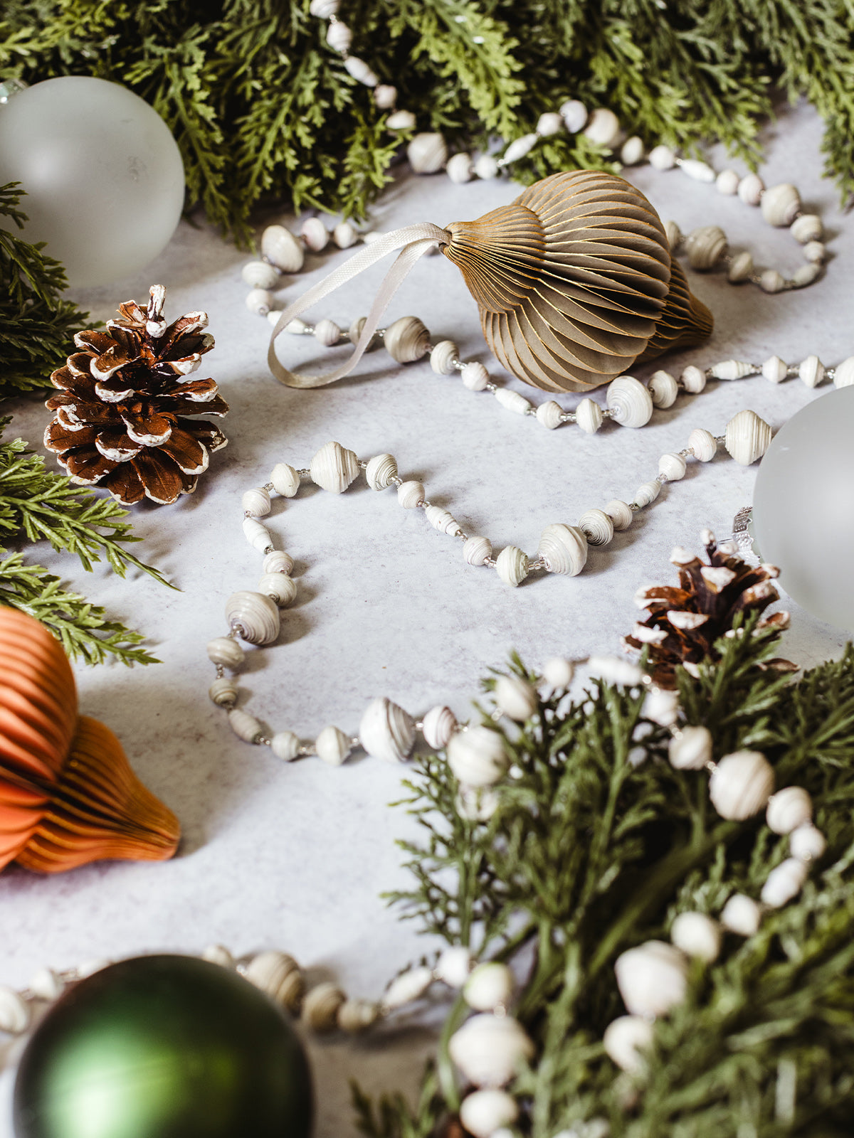 White Bead Garland | Joffa Marketplace