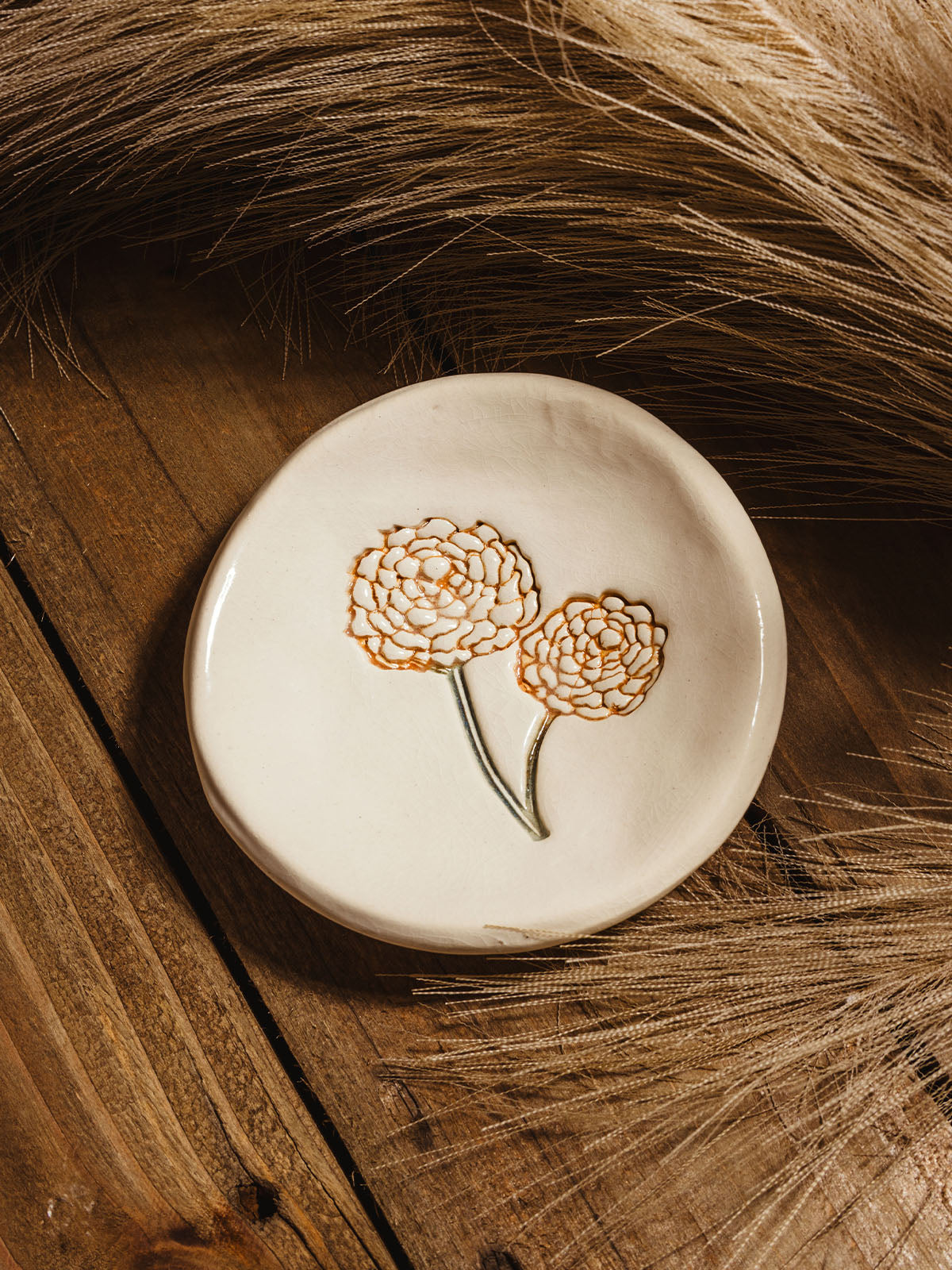 Birth Flower Ring Dish