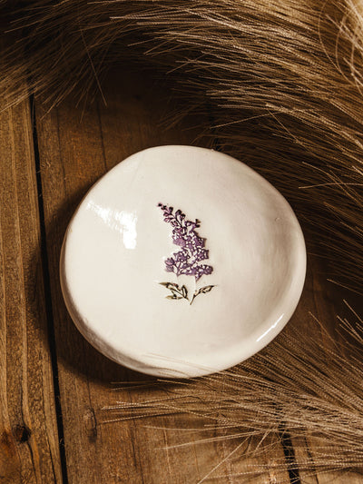 Birth Flower Ring Dish