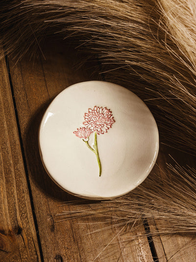 Birth Flower Ring Dish