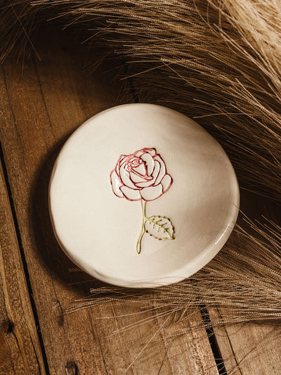 Birth Flower Ring Dish