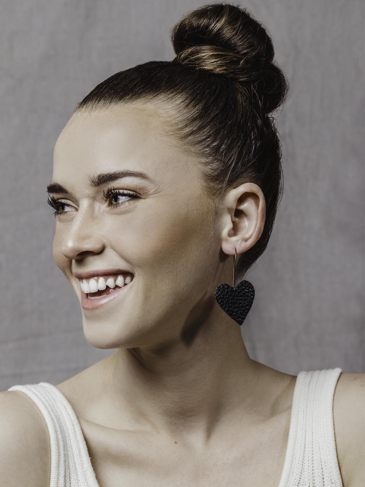 Topshop black earrings shop