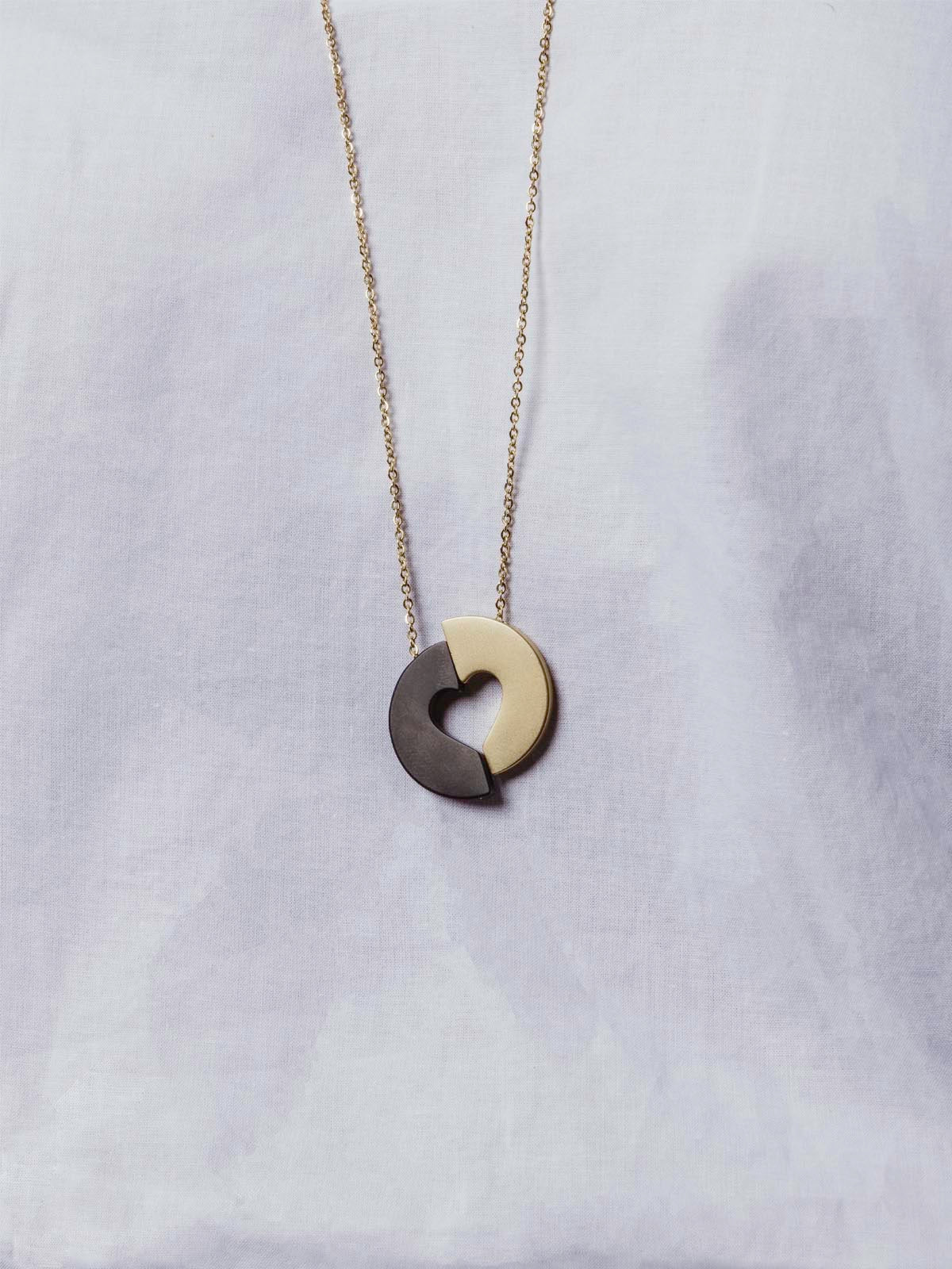 Split Heart Necklace