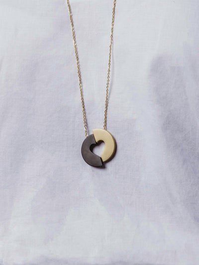 Split Heart Necklace